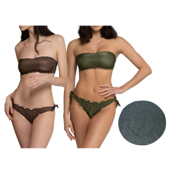 WIKINI bandeau bikini lined...