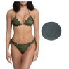 WIKINI triangle bikini lined lurex plain FRU FRU MADE IN ITALY