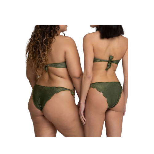 WIKINI triangle bikini lined lurex plain FRU FRU MADE IN ITALY