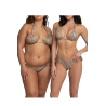 WIKINI bikini triangolo foderato fantasia giallo multicolor MEGAN CO52 MADE IN ITALY