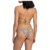WIKINI bikini triangolo foderato fantasia giallo multicolor MEGAN CO52 MADE IN ITALY
