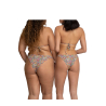WIKINI bikini triangolo foderato panna/azzurro MEGAN CO50 MADE IN ITALY