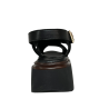 CHARLY FOX women's leather sandal black crossed 11341 100% leather MADE IN ITALY