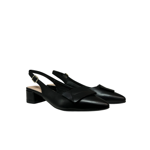 FRANCESCO BRUNELLI slingback donna a punta  5116 100% pelle