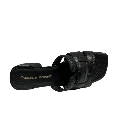 FRANCESCO BRUNELLI women's sandal open back 5205 100% leather