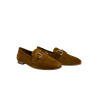 FRANCESCO BRUNELLI mocassino donna camoscio cuoio 5103 100% pelle