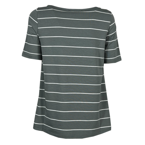 NEIRAMI women's flared striped t-shirt B53RG MADE IN ITALY