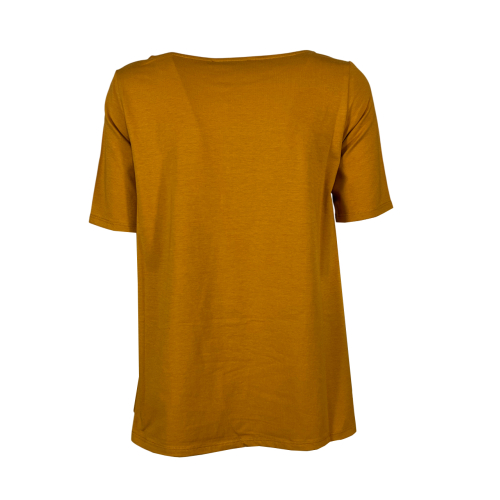 NEIRAMI women's flared orange t-shirt B53JS MADE IN ITALY