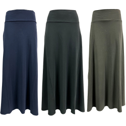 MODULA by NEIRAMI gonna donna jersey svasata M022J1 MADE IN ITALY