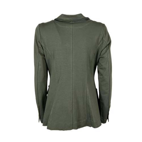 TADASHI women's jacket military brushed sweatshirt P256114 MADE IN ITALY