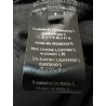TADASHI spolverino donna felpa garzata nera sciallato P256076 MADE IN ITALY