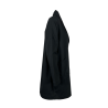 TADASHI spolverino donna felpa garzata nera sciallato P256076 MADE IN ITALY