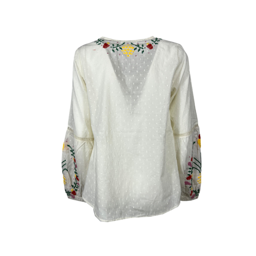 MD’M women's blouse cotton plumetis 2.61.100.04 100% cotton