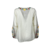 MD’M blusa donna cotone plumetis 2.61.100.04 100% cotone