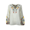 MD’M women's blouse cotton plumetis 2.61.100.04 100% cotton