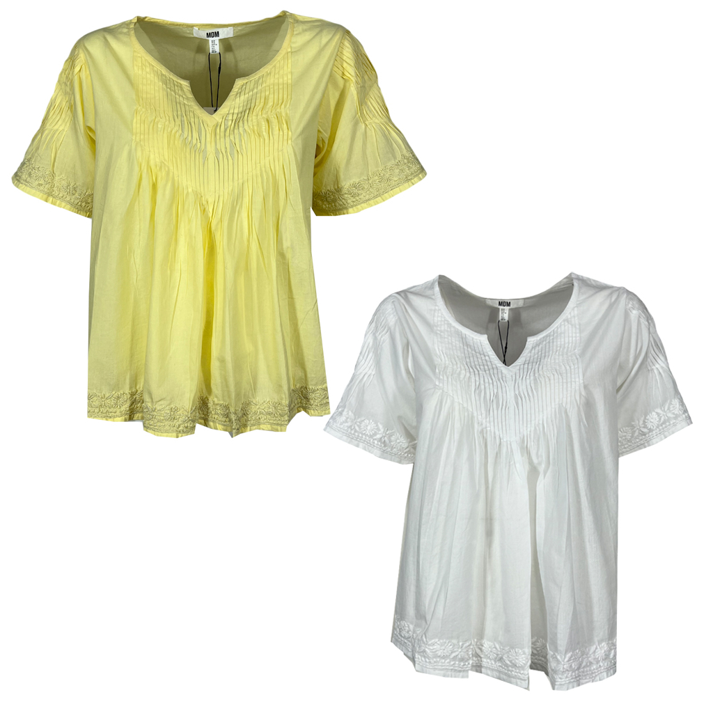 MD’M blusa donna 2.61.037.03 100% cotone