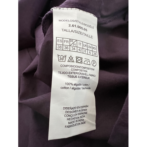 MD’M STUDIO camicia donna viola 2.61.065.05 100% cotone