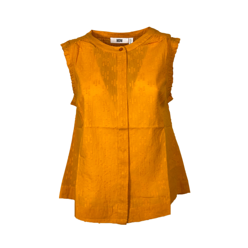 MD’M camicia donna arancio cotone plumetis 2.61.468.45 100% cotone