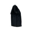 MD’M STUDIO blusa donna sangallo nero 2.61.468.46 90% cotone 10% lino