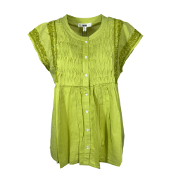 MD’M camicia donna pistacchio 2.61.037.04 100% cotone