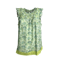 MD’M blusa donna fantasia floreale acqua/lime 2.62.073.43 100% viscosa