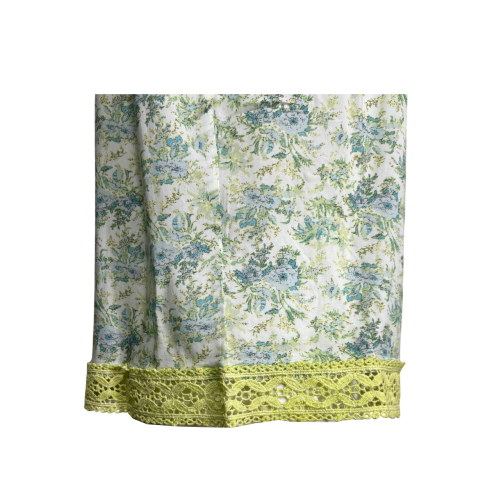 MD’M women’s blouse floral pattern aqua/lime 2.62.073.43 100% viscose