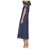 MD’M STUDIO abito donna blu 2.75.053.01 50% lino 50% cotone