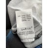 HUMILITY abito svasato stampa blu/azzurro tye&dye BACHIRA-T MADE IN ITALY