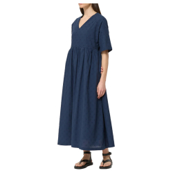 HUMILITY abito over blu foderato cotone JOHANNA-B  MADE IN ITALY