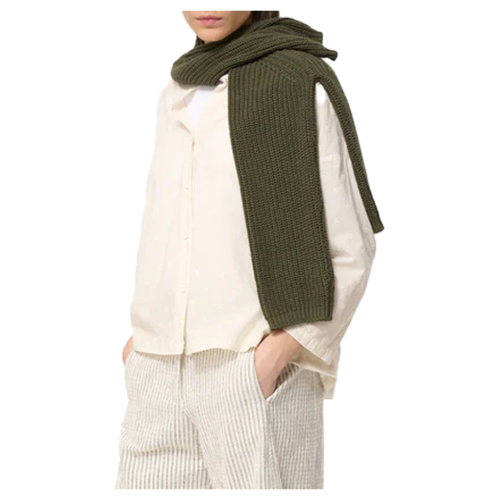 HUMILITY camicia donna cotone ricamato ecru TIRIANE-B 100% cotone MADE IN ITALY