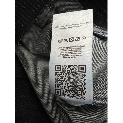 HUMILITY gilet donna jeans blu scuro BEJA -D 100% cotone
