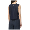 HUMILITY gilet donna jeans blu scuro BEJA -D 100% cotone
