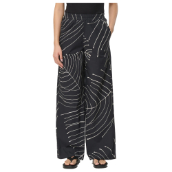 HUMILITY pantalone donna palazzo JUSANKA-V 100% cotone MADE IN ITALY