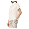 HUMILITY blusa donna over ecru BOVIRI-C MADE IN ITALY