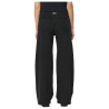 HUMILITY jeans donna neri palazzo JAY-G 99% cotone 1% elastan