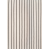 HUMILITY wide women's trousers in cream viscose satin with black stripes BRISTOM-R MADE IN ITALY