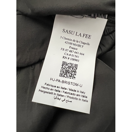 HUMILITY women's wide trousers in brown viscose satin BRISTOM-U MADE IN ITALY