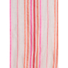 LA FEE MARABOUTEE sciarpa donna cotone righe multicolori DANMARK