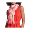LA FEE MARABOUTEE sciarpa donna cotone righe multicolori DANMARK