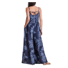 LA FEE MARABOUTEE women's palazzo jumpsuit light denim DIDART-J 100% cotton MADE IN ITALY