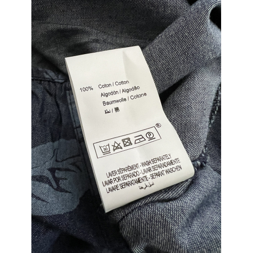 LA FEE MARABOUTEE women's palazzo jumpsuit light denim DIDART-J 100% cotton MADE IN ITALY