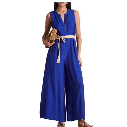 LA FEE MARABOUTEE women's jumpsuit VLOMEE-Q 75% viscose 25% polyamide MADE IN ITALY