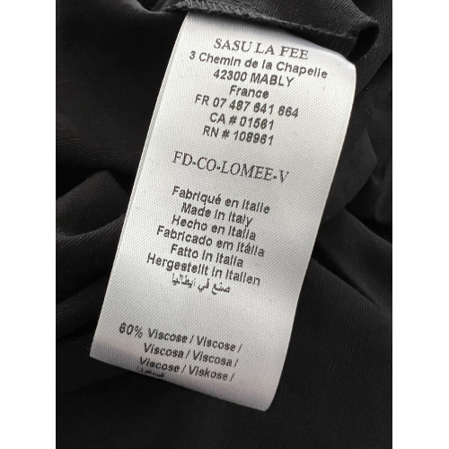 LA FEE MARABOUTEE black palazzo jumpsuit women LOMEE-V MADE IN ITALY