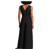 LA FEE MARABOUTEE black palazzo jumpsuit women LOMEE-V MADE IN ITALY