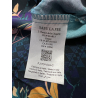 LA FEE MARABOUTEE blouse women's patterned petrol multicolor VIJA-C MADE IN ITALY