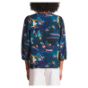 LA FEE MARABOUTEE blouse women's patterned petrol multicolor VIJA-C MADE IN ITALY