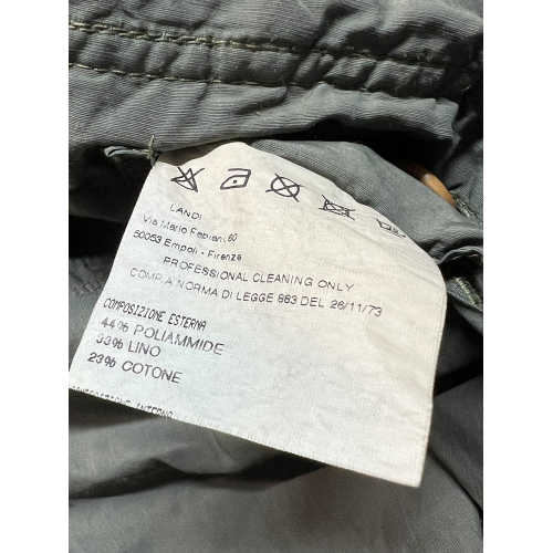 L’IMPERMEABILE field jacket men green CORTINA LE MANS MADE IN ITALY