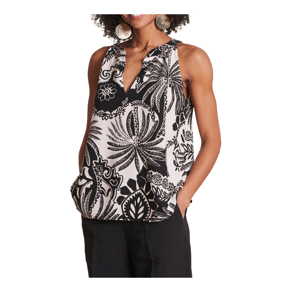 copy of LA FEE MARABOUTEE blouse women's fantasy black/coccio LAMIYA-O MADE IN ITALY