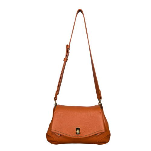 VISONA’ borsa donna a tracolla 25201 100% pelle MADE IN ITALY