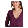LA FEE MARABOUTEE cardigan donna corto DANELE MADE IN ITALY